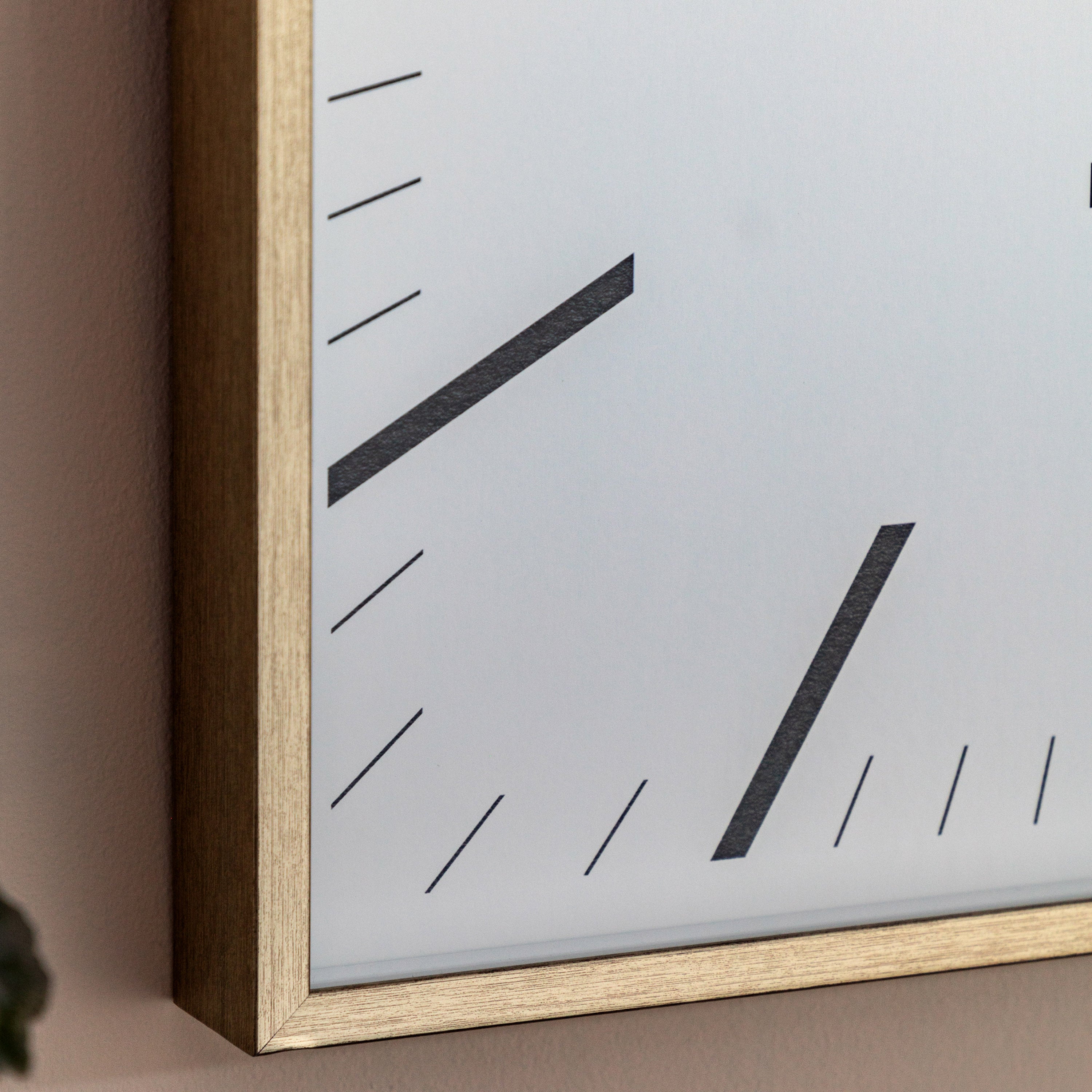 Penhurst Gold Square Wall Clock